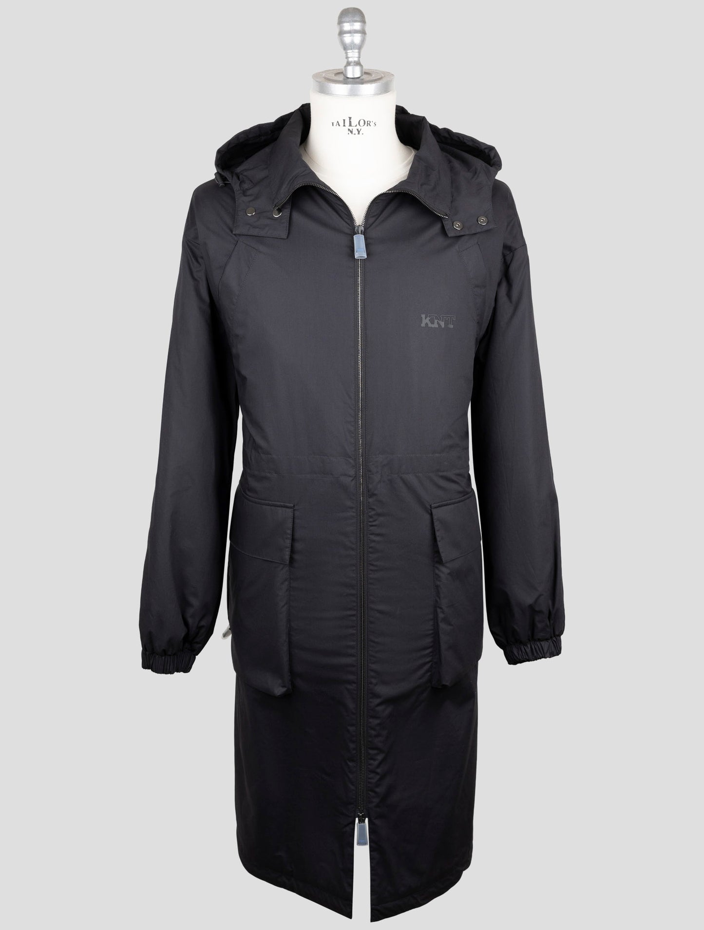 Kiton Knt Dark Blue Pl Overcoat