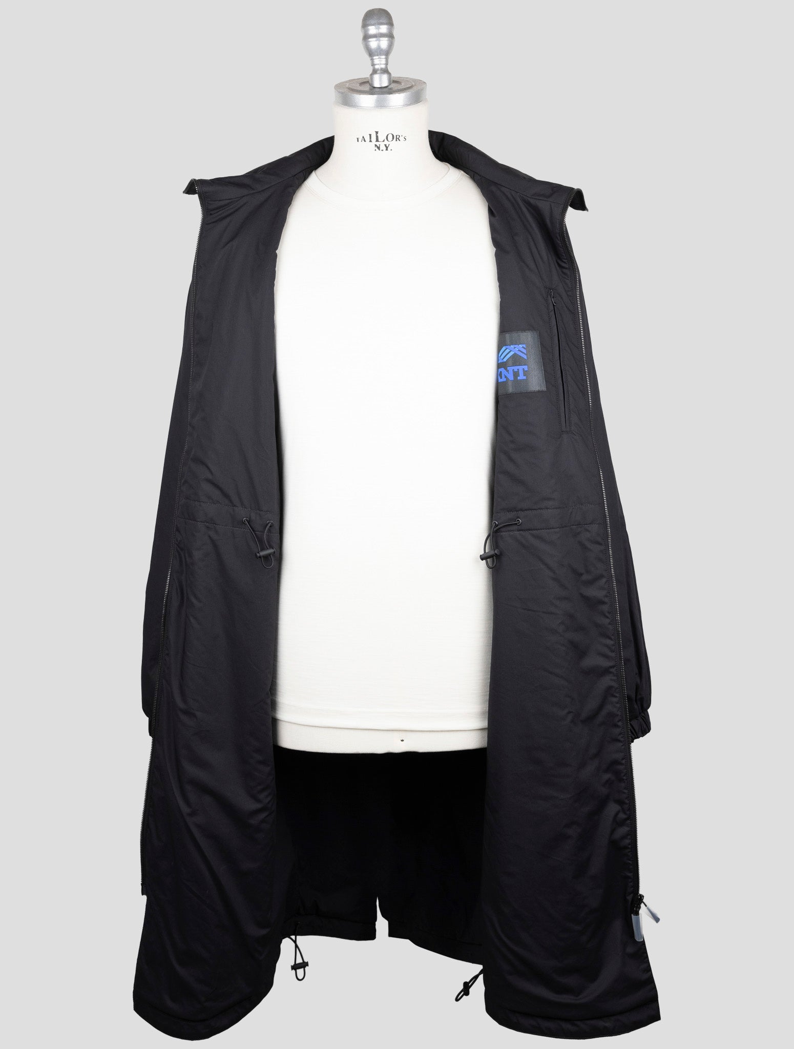 Kiton Knt Dark Blue Pl Overcoat