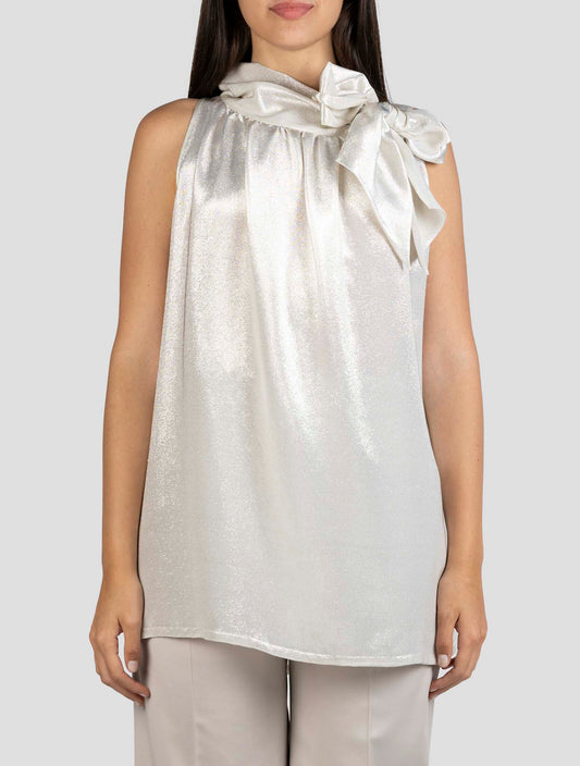 Kiton Silver Silk Pl Tank Top