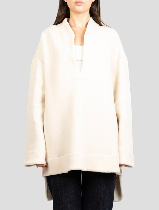 Kiton Beige Pa Wool Viscose Cashmere Shirt