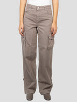 Kiton Taupe Cotton Cargo Pants