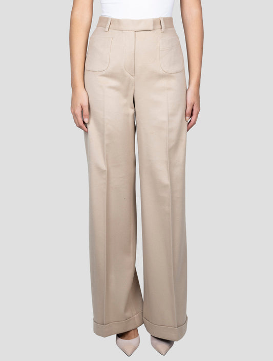 Kiton Beige Cashmere Pants