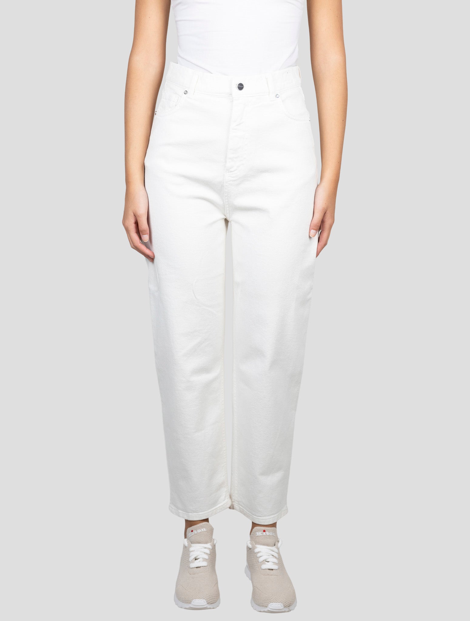 Kiton Beige Cotton Cashmere Ea Jeans