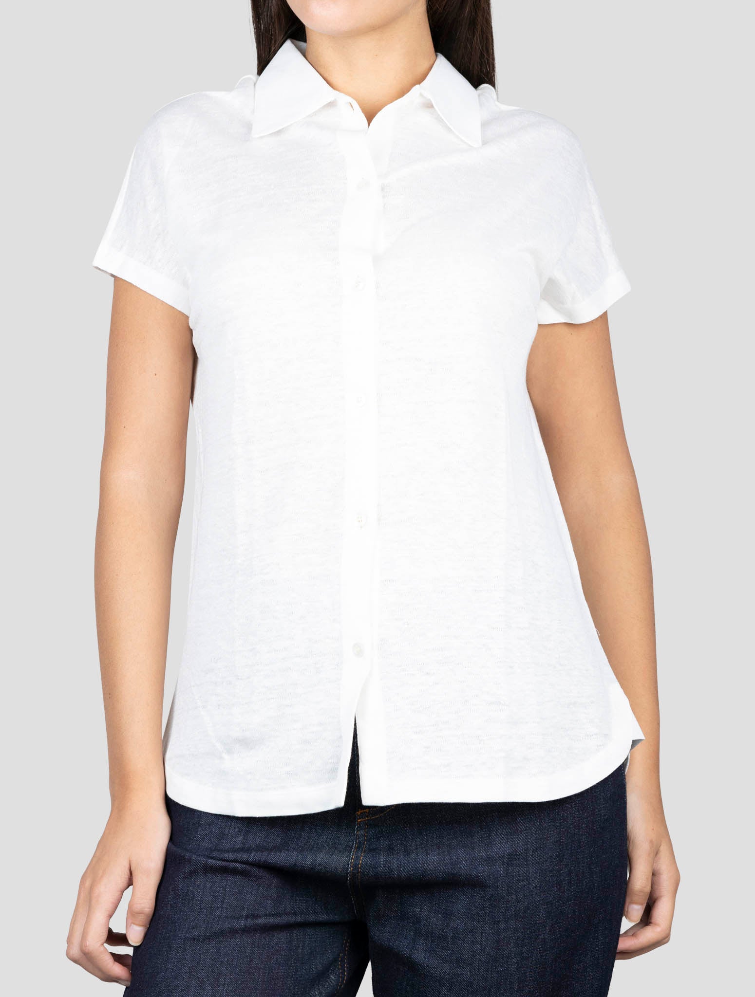 Kiton White Short Sleeve Shirt