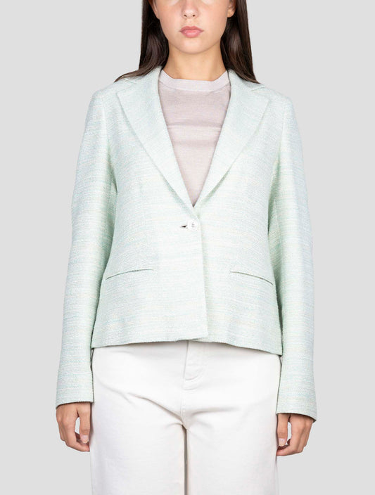 Kiton Green Cotton Pc Pl Pa Pm Viscose Blazer