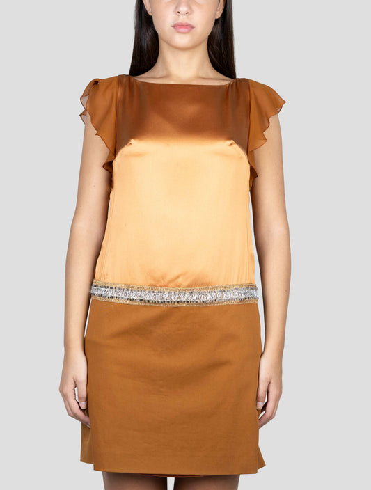 Kiton Multicolor Silk Dress