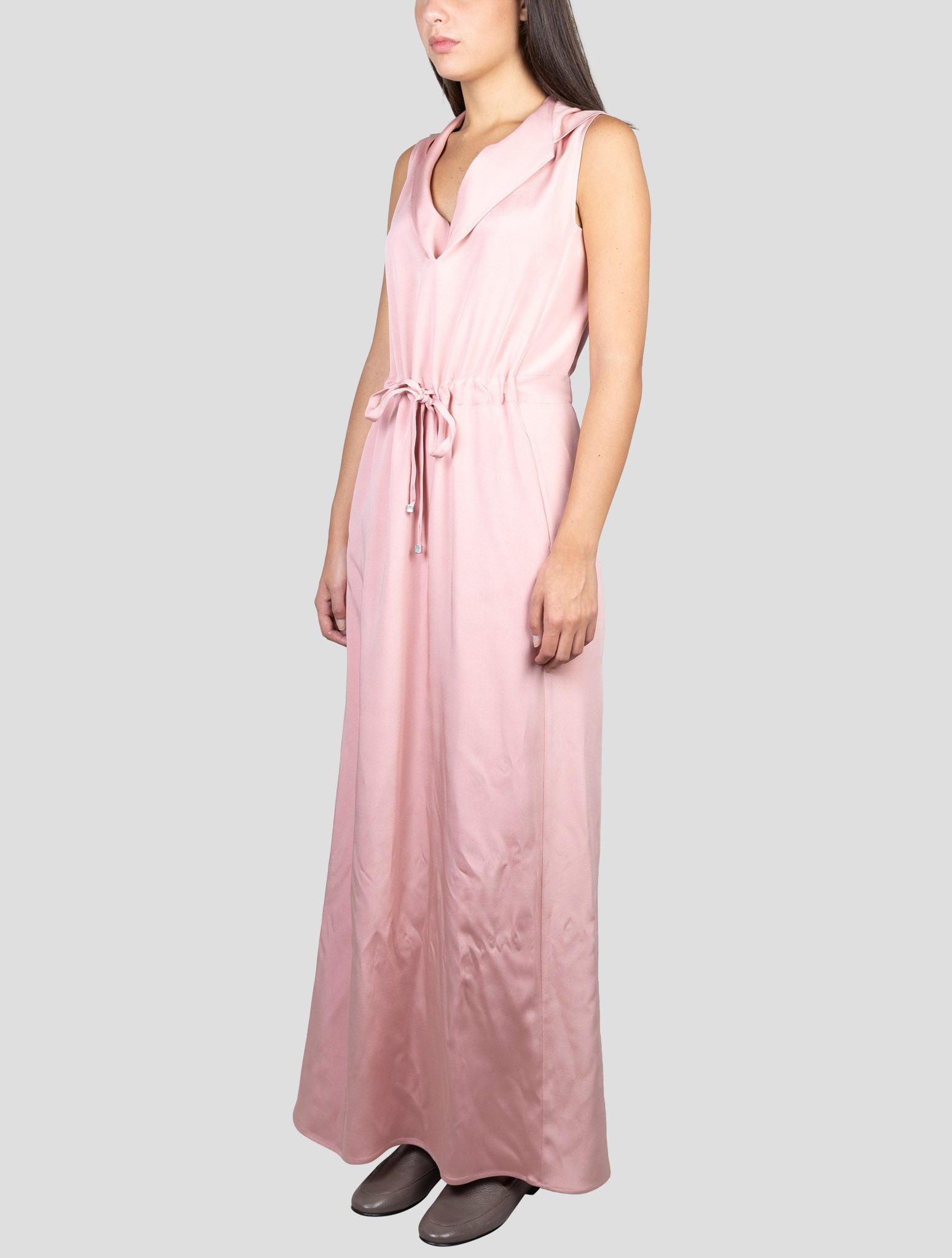 Kiton Pink Silk Dress