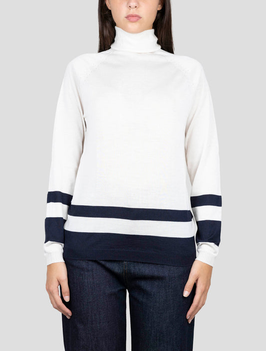 Kiton Multicolor Cashmere Silk Sweater Crewneck