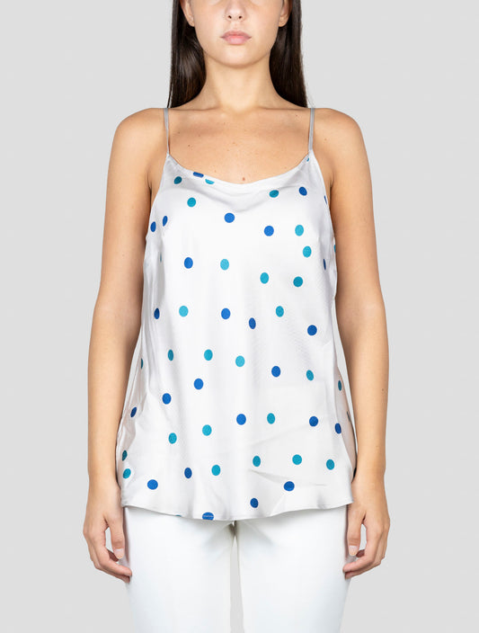 Kiton Gray Blue Silk Tank Top