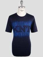 Kiton Knt Blue Cotton Polo