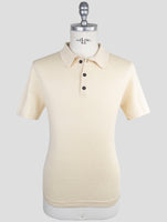Kiton Knt Beige Linen Cotton Polo