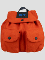 Kiton Knt Orange Wool Backpack