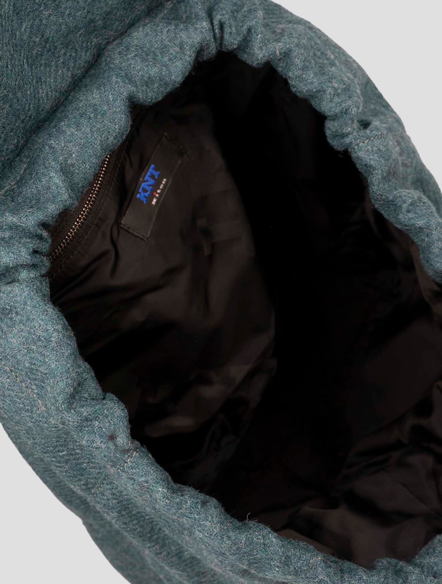 Kiton Knt Green Wool Backpack
