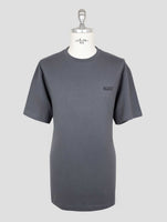 Kiton Knt Gray Cotton T-Shirt