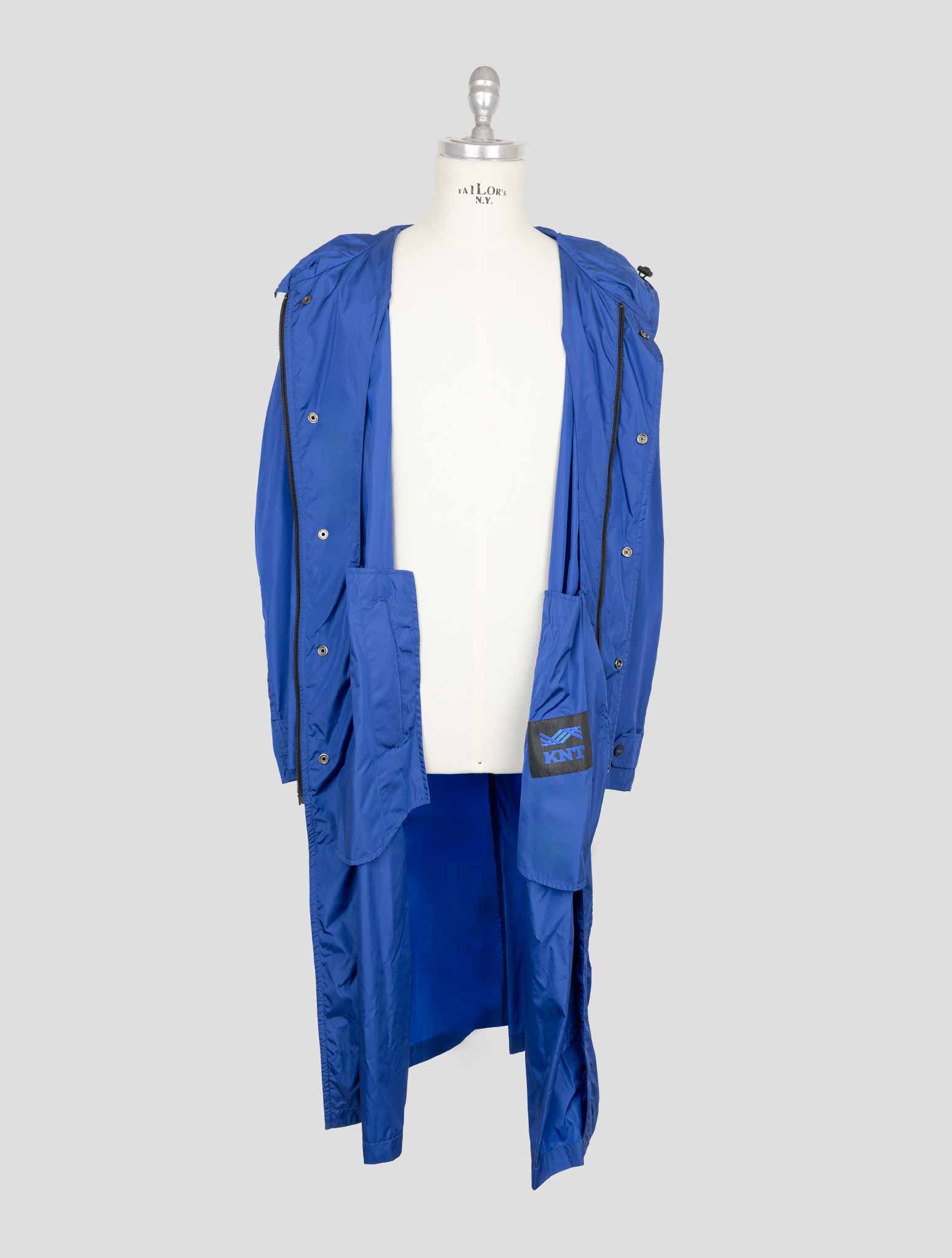 Kiton Knt Blue Pa Overoat