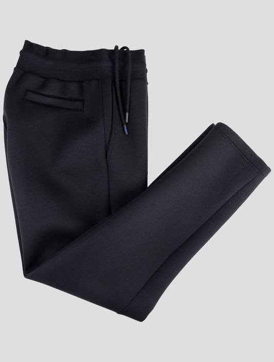 Kiton Knt Black Viscose Ea Pants