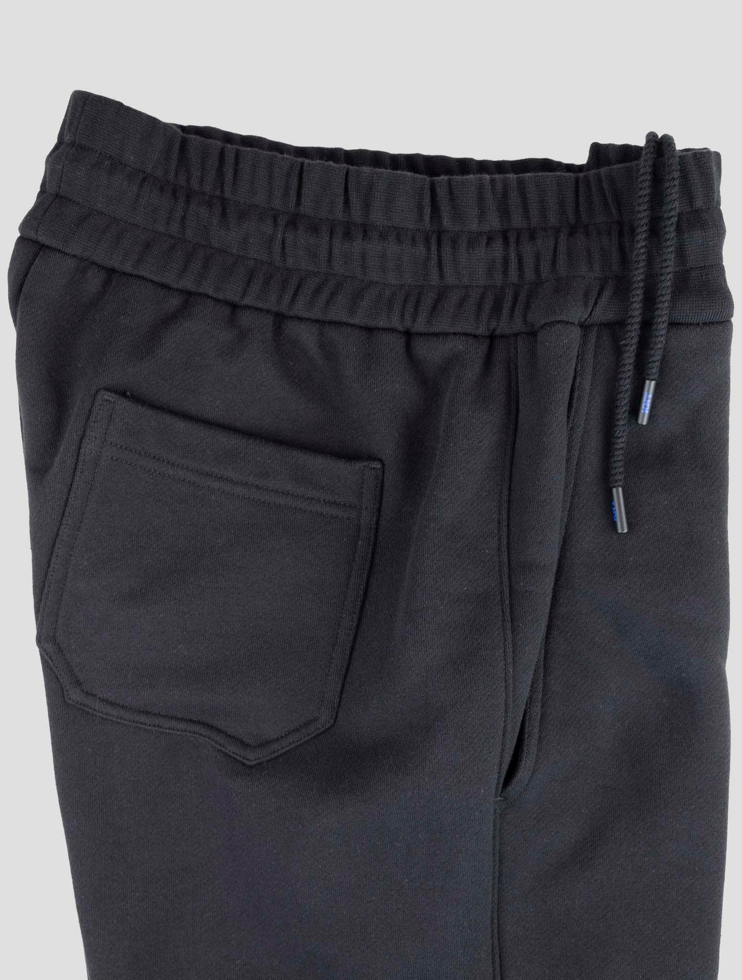Kiton Knt Black Cotton Jogging Pants
