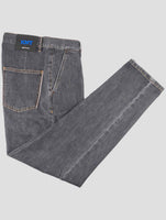 Kiton Knt Gray Cotton Pe Jeans