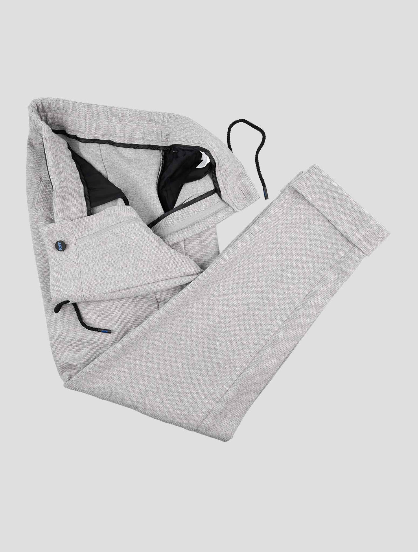 Kiton Knt Gray Cotton Pants