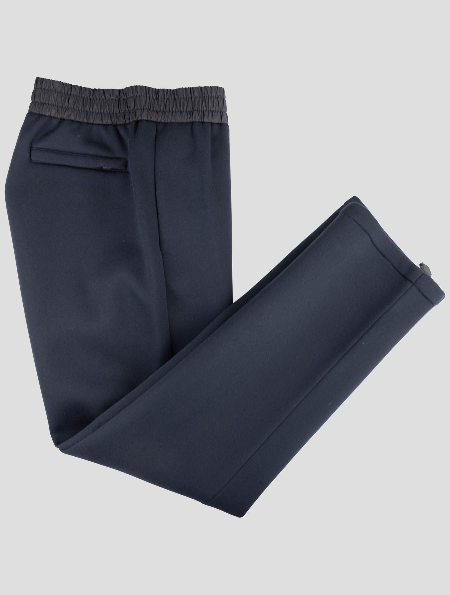 Kiton Knt Dark Blue Modal Pants