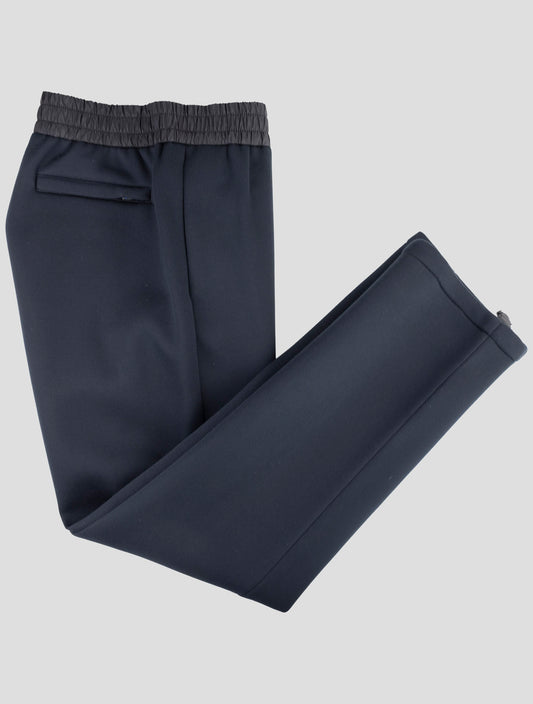 Kiton Knt Dark Blue Modal Pants