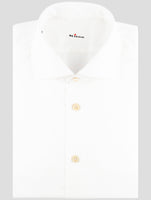 Kiton White Cotton Shirt