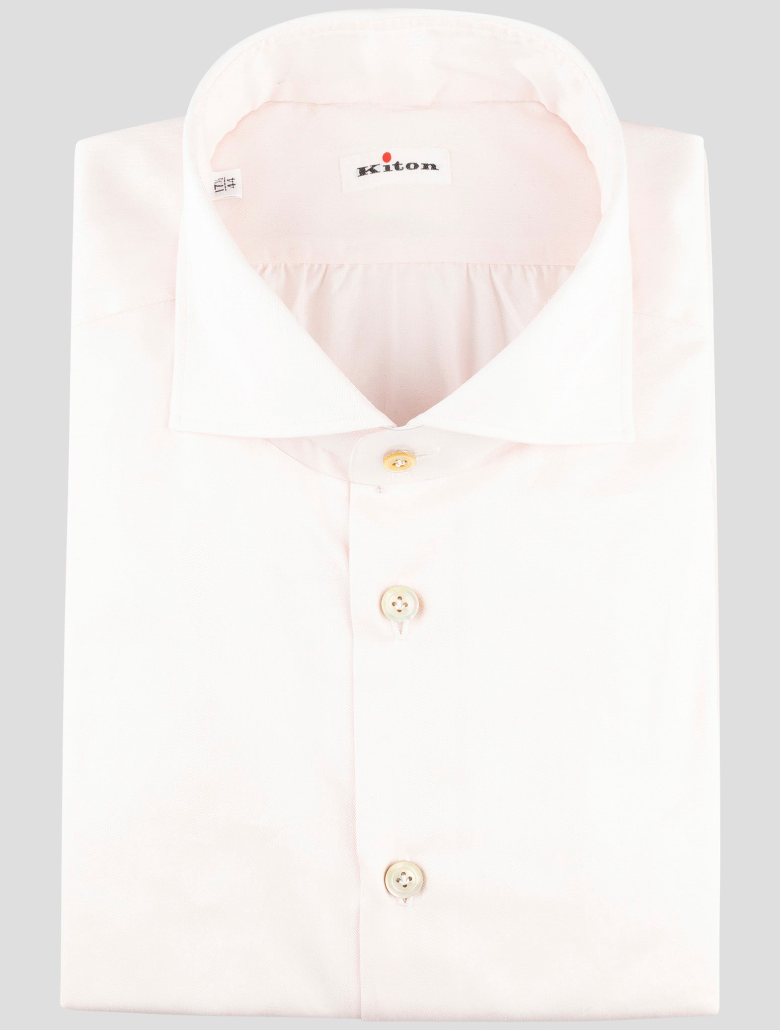 Kiton White Cotton Shirt