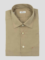Kiton Brown Cotton Shirt