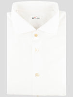 Kiton White Cotton Linen Shirt