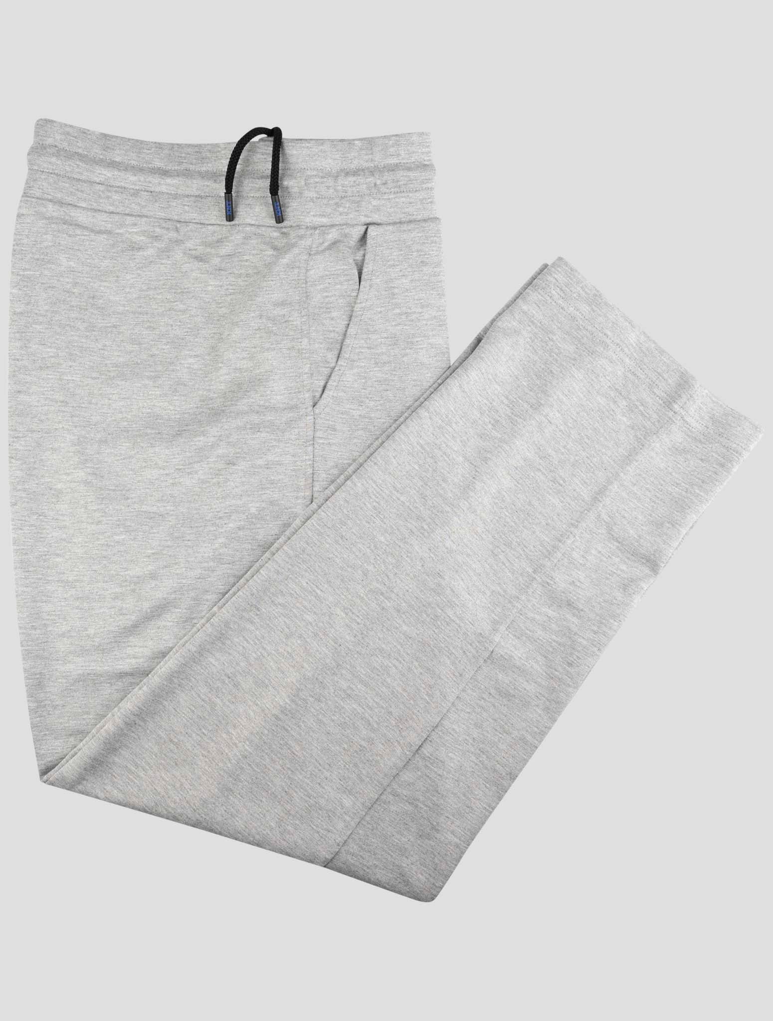 Kiton Knt Gray Viscose Ea Jogging Pants