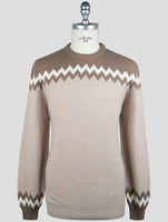 Kiton Brown Cashmere Sweater Crewneck