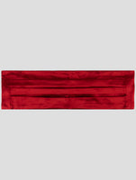 Kiton Red Silk Waistband