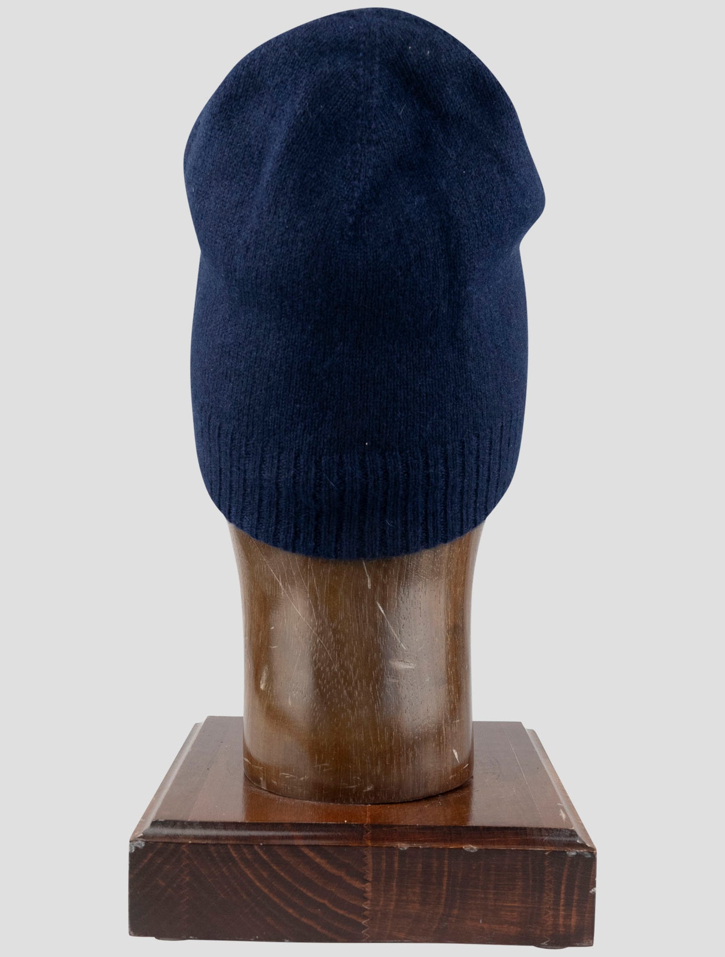 Kiton Blue Cashmere Beanie Hat