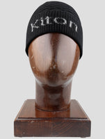 Kiton Black Cashmere Beanie Hat