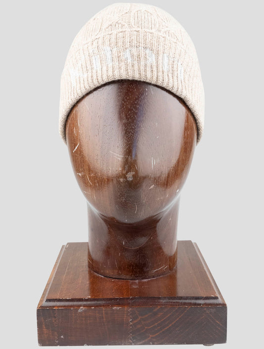 Kiton Brown Cashmere Beanie Hat
