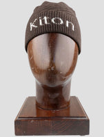 Kiton Brown Cashmere Beanie Hat