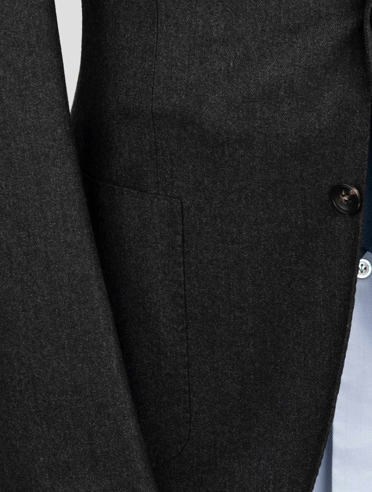 Kiton Dark Gray Cashmere Suit