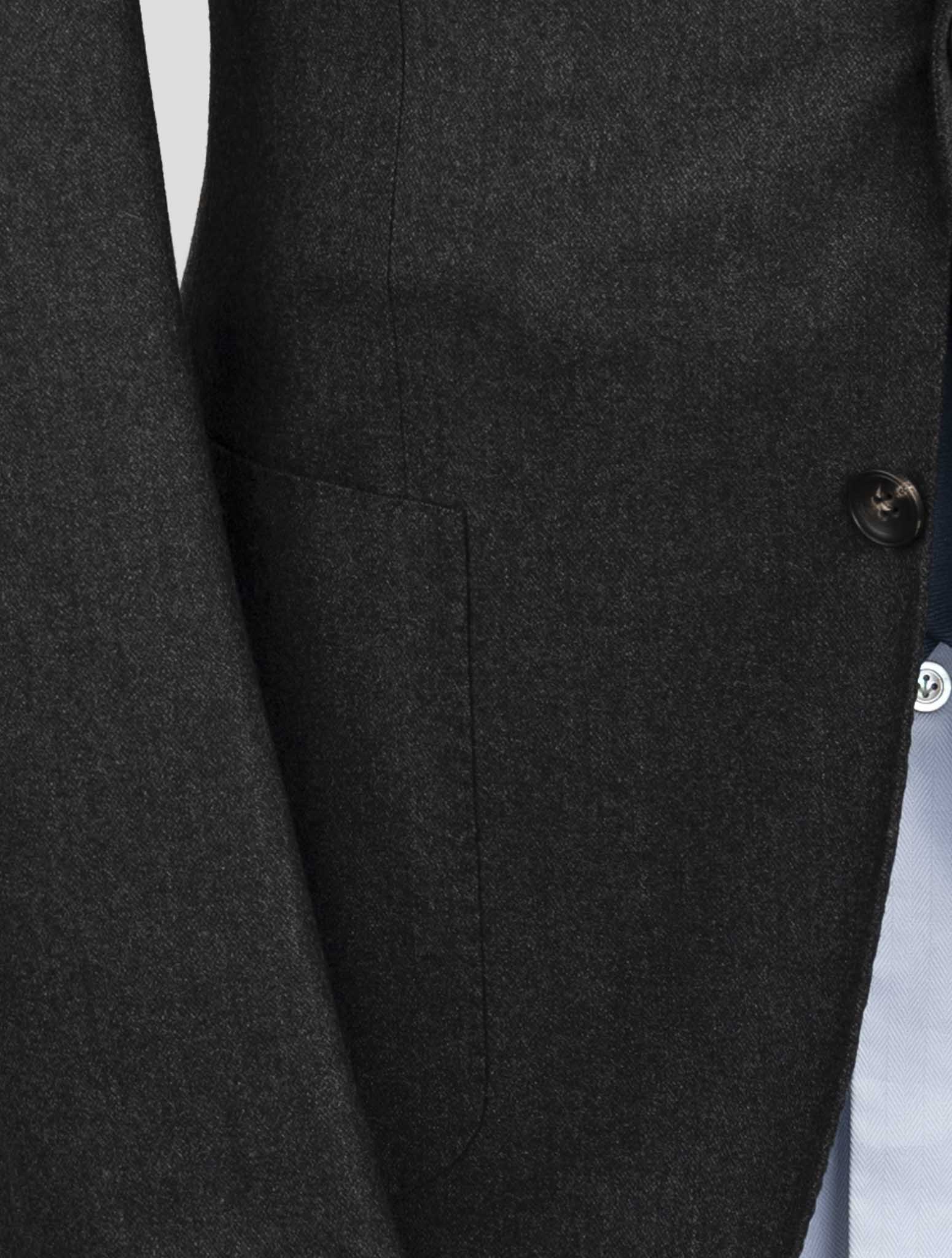 Kiton Dark Gray Cashmere Suit