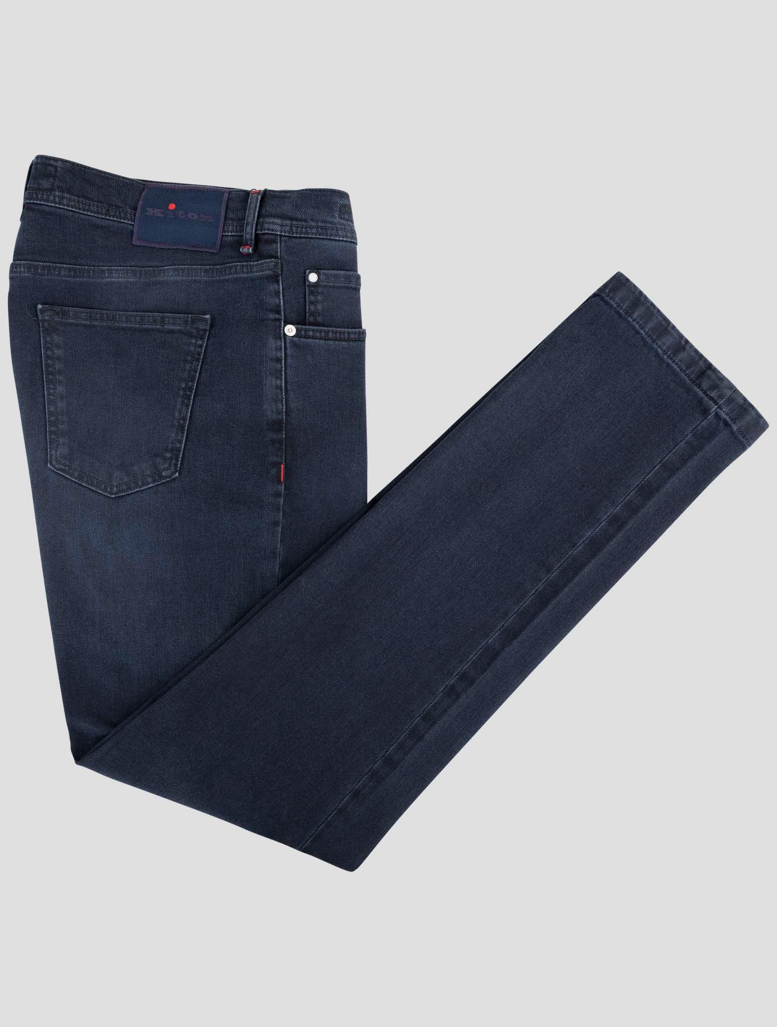 Kiton Blue Cotton Ea Jeans