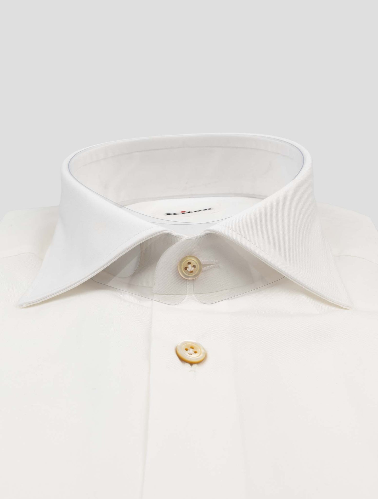 Kiton White Cotton Shirt