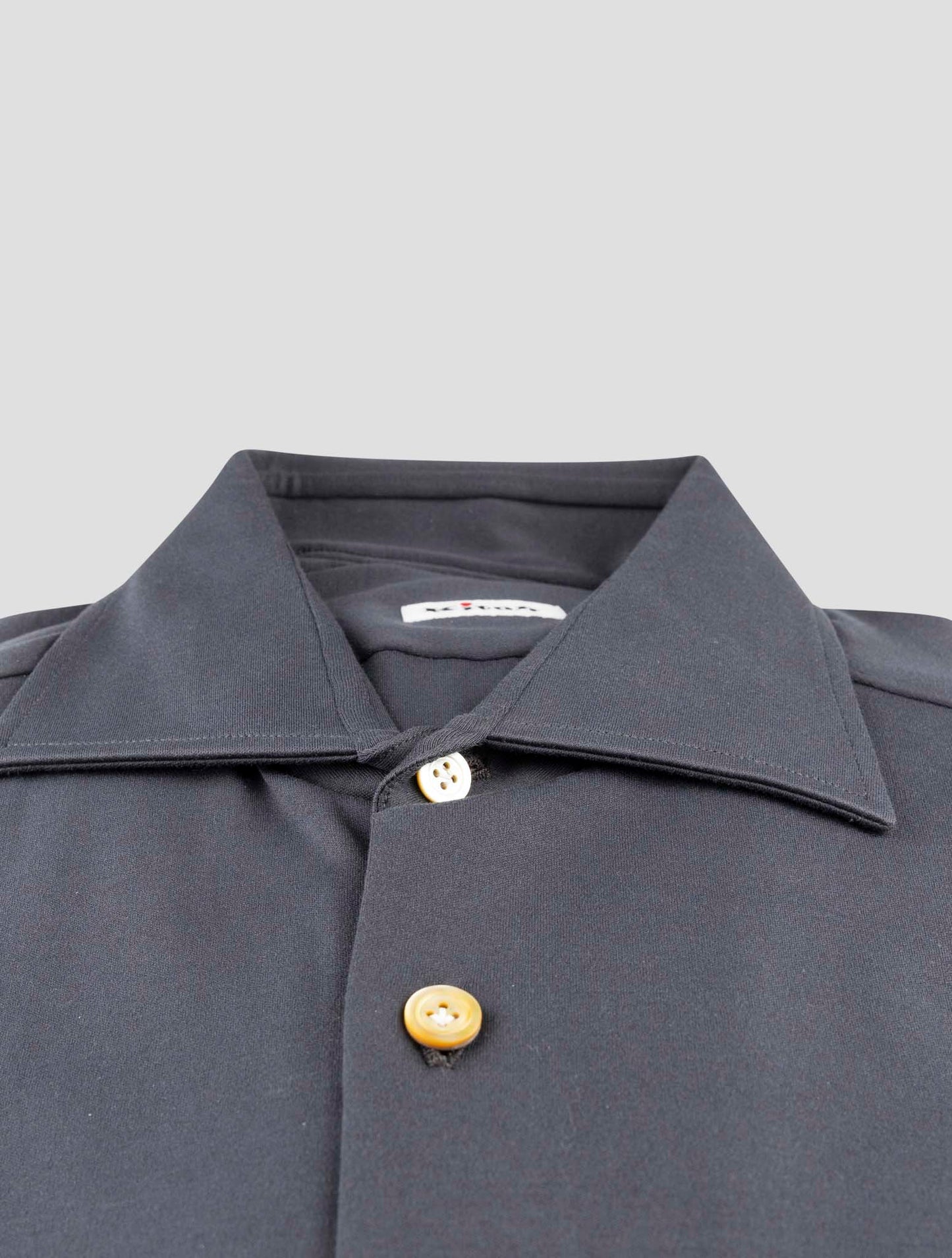 Kiton Gray Cotton Shirt