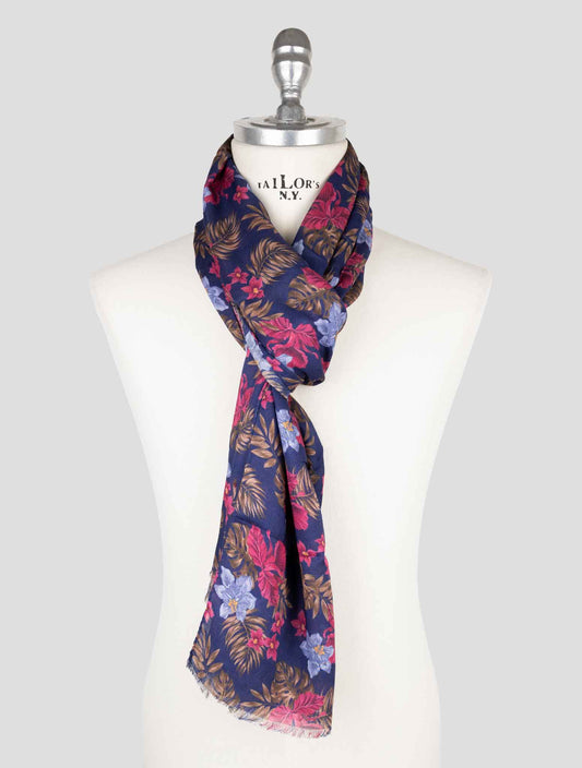 Kiton Multicolor Modal Cashmere Scarf