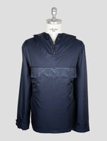 Kiton Knt Blue Pl Coat