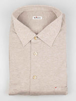 Kiton Beige Cotton Shirt