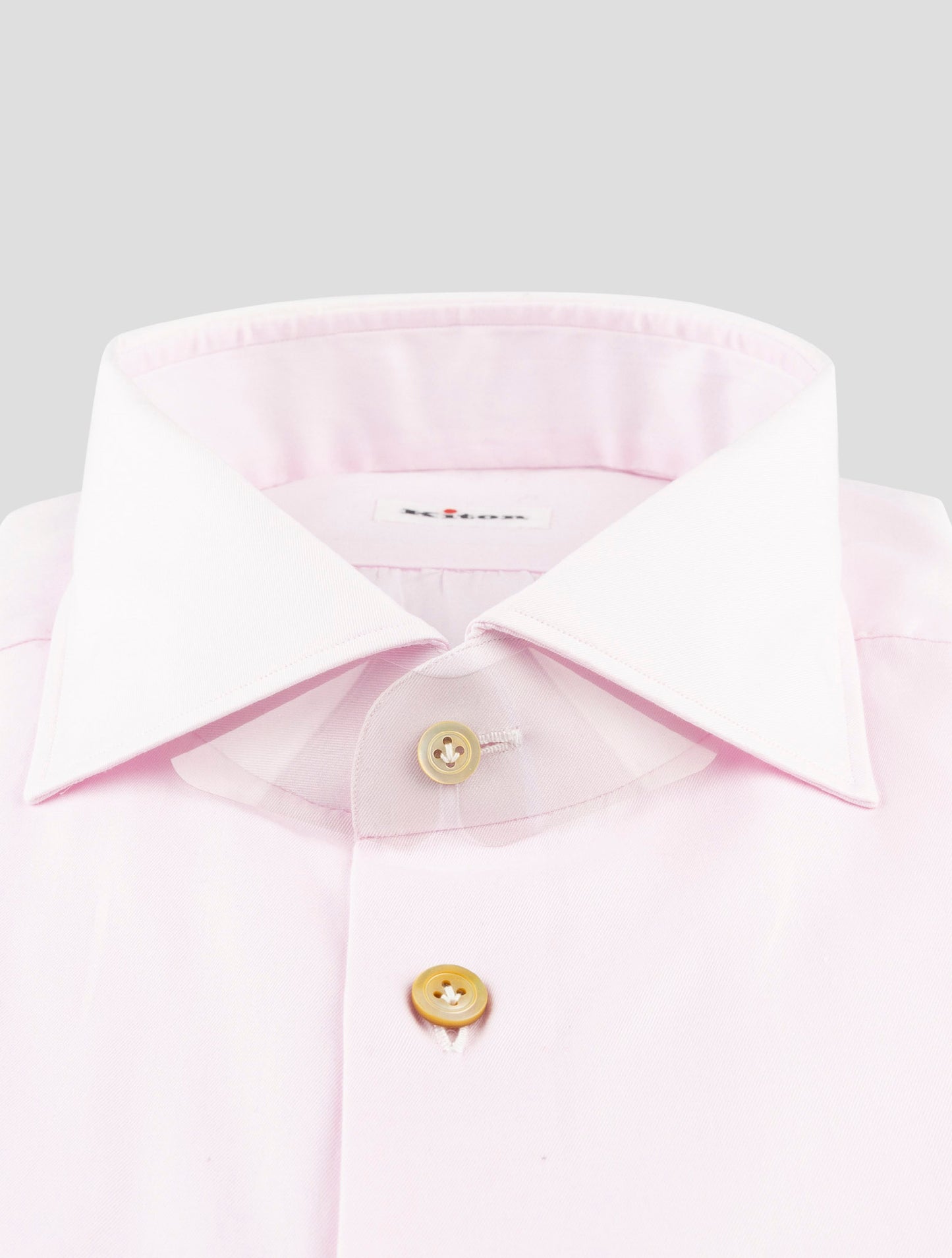 Kiton Pink Cotton Shirt