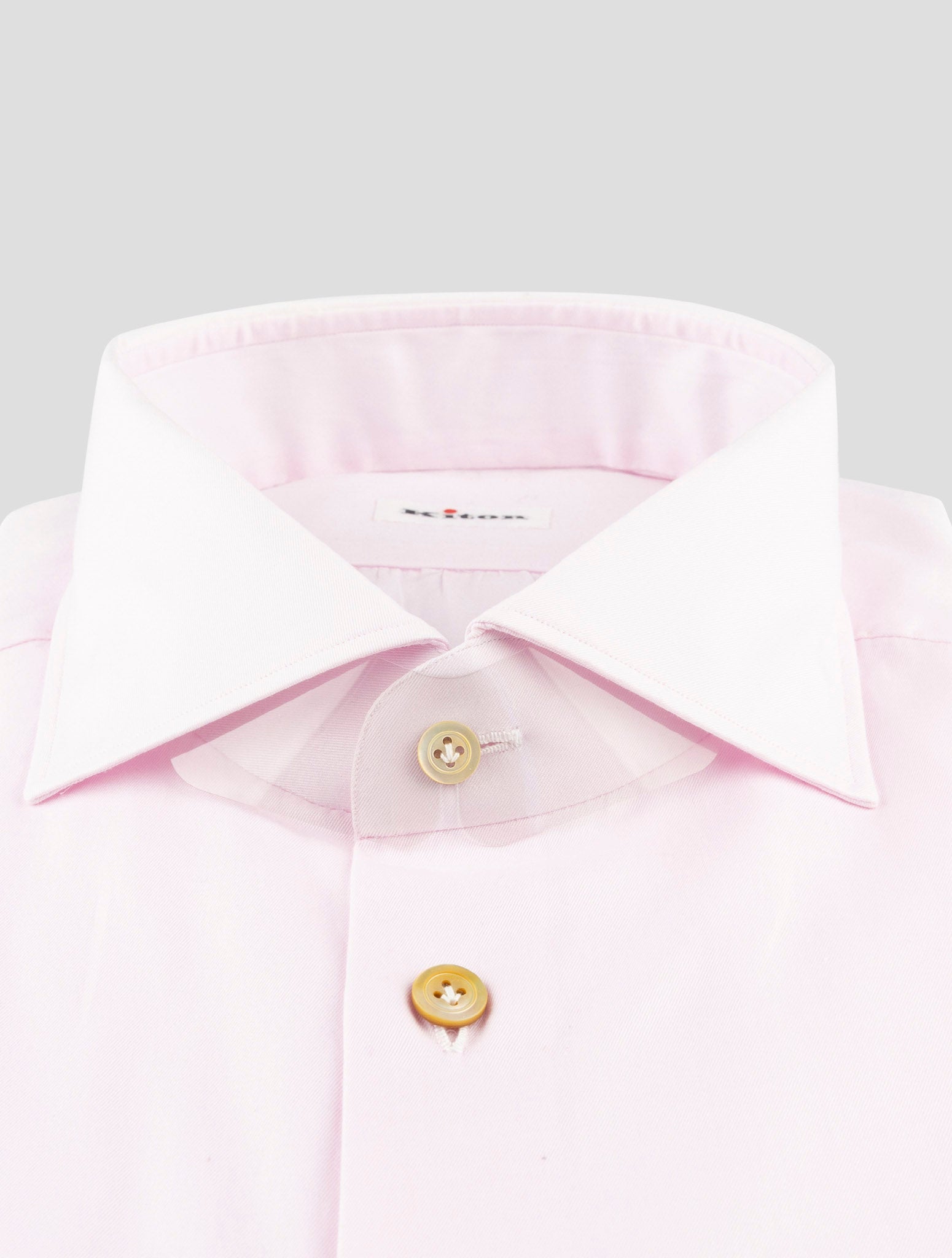 Kiton Pink Cotton Shirt