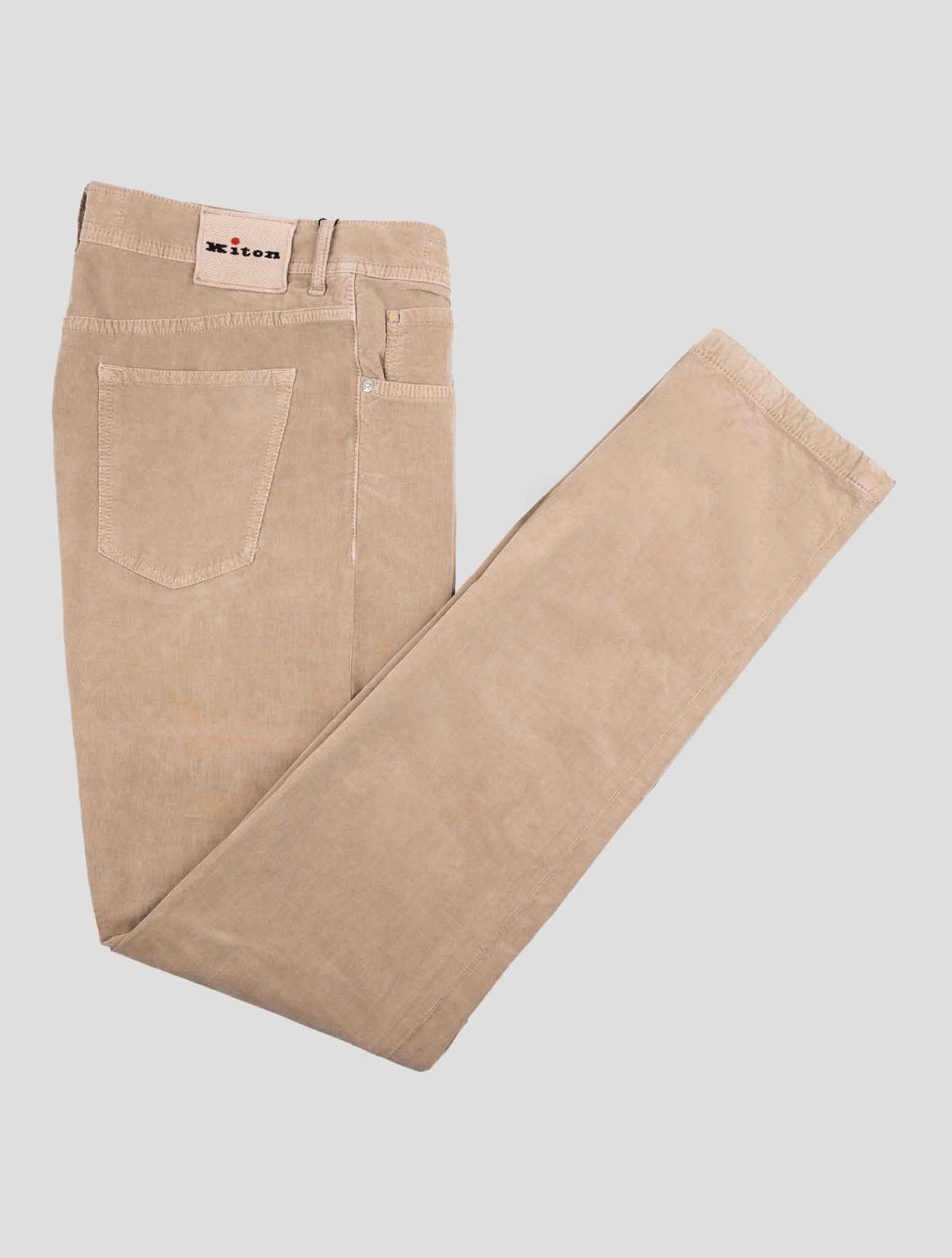 Kiton Brown Cotton Ea Jeans