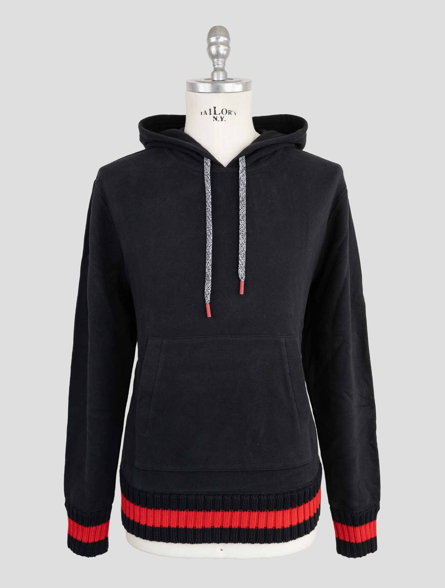 Kiton Black Cotton Tracksuit