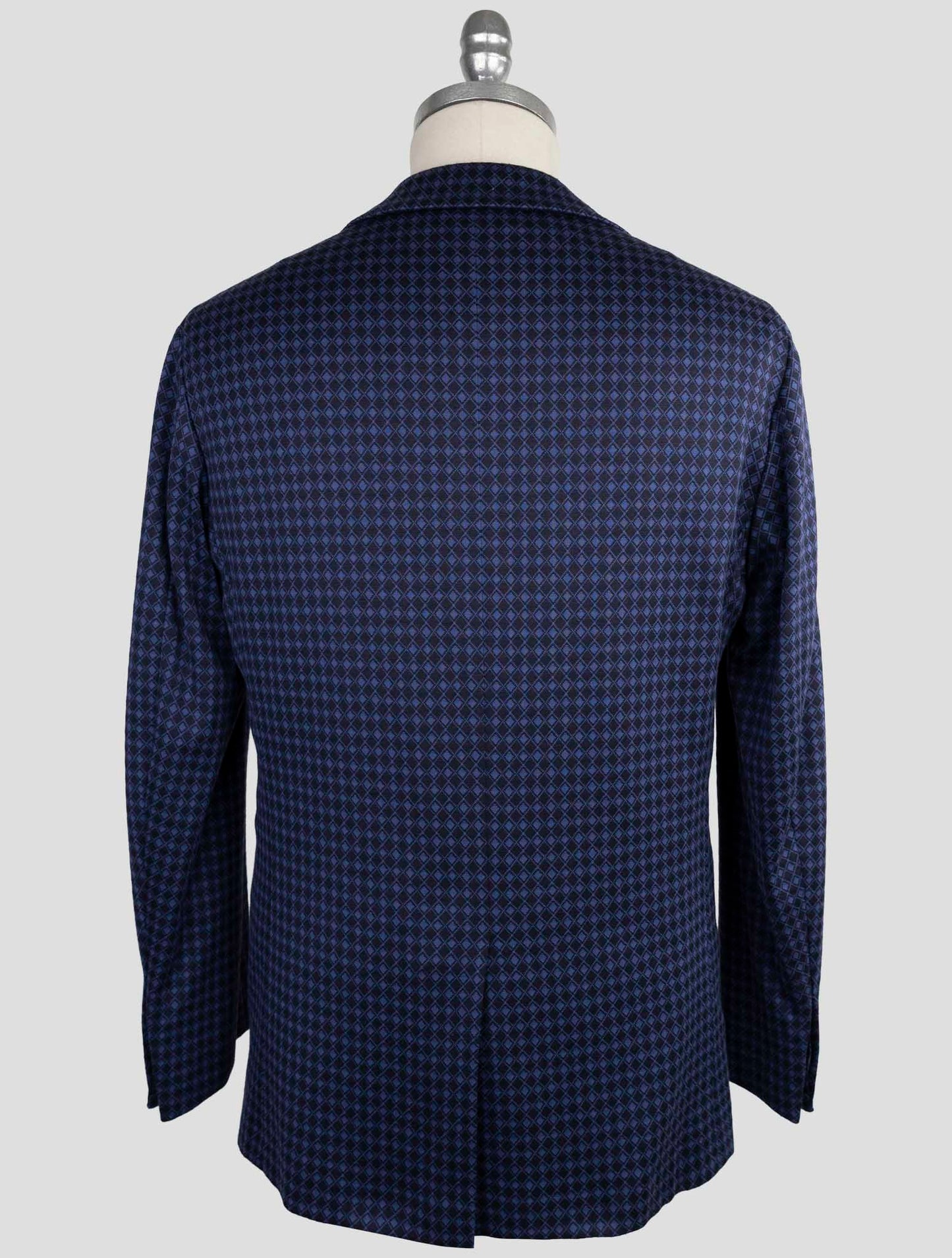 Kiton KNT Blue Cotton Cashmere Pa Blazer