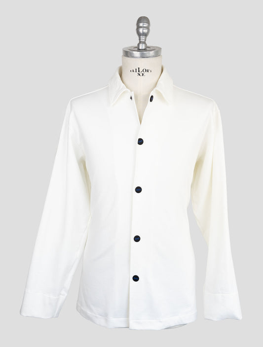 Kiton Knt White Cotton Ea Tracksuit